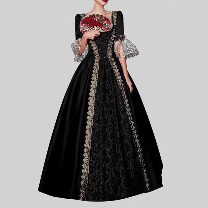 Medieval Renaissance Dress Women - فستان نسائي جديد من طراز العصور
