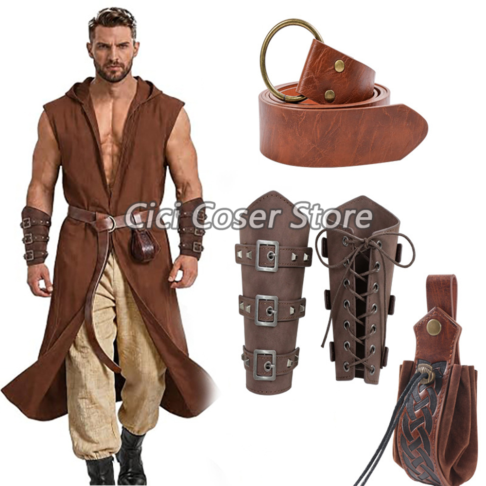 Costumes - حزام من الجلد الصناعي بتصميم القرون