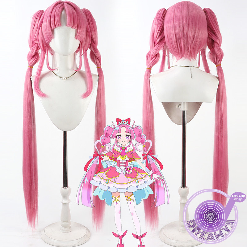 Anime Cosplay Wig Heat Resistant - شعر مستعار كوبياشي ميكورو وردي طويل