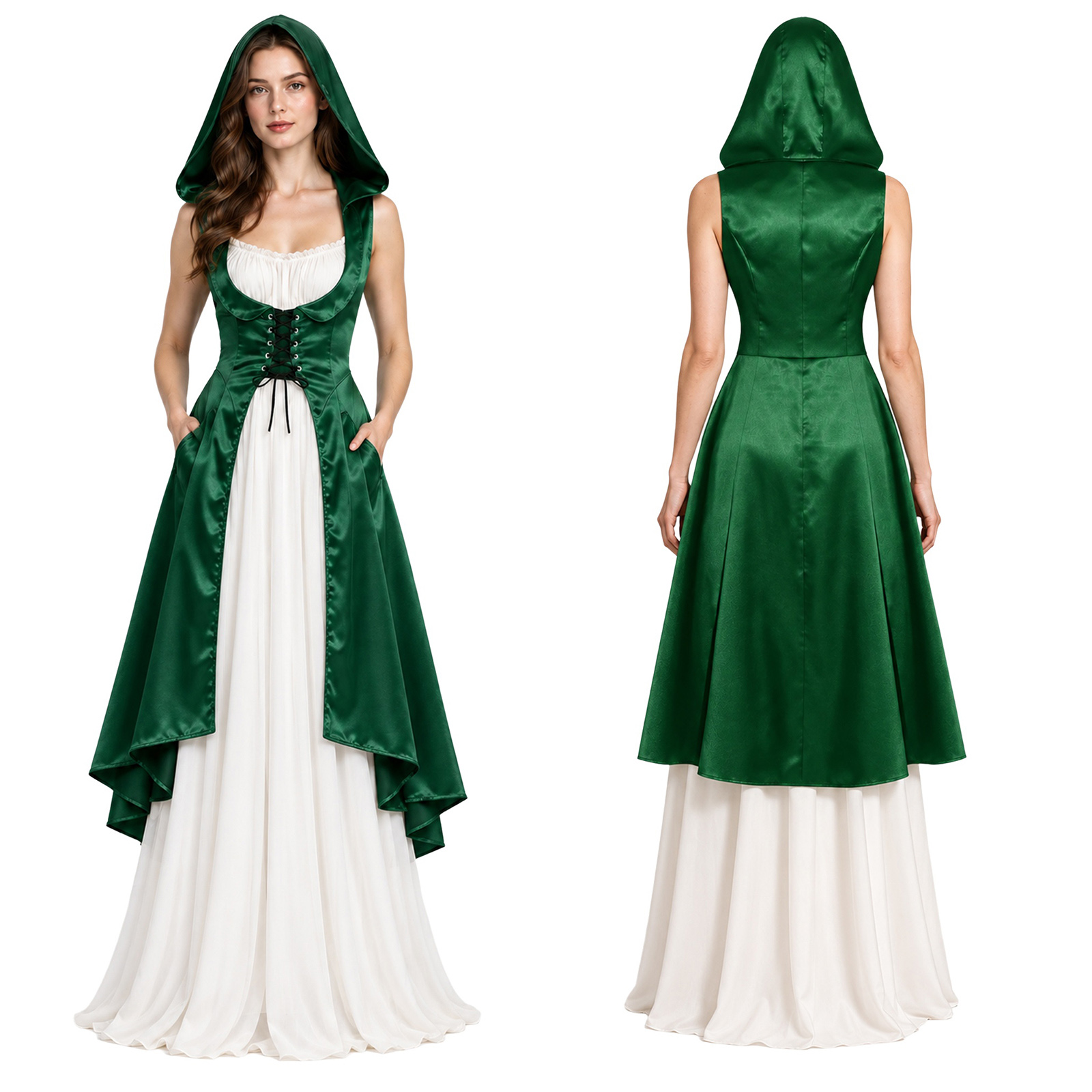 فستان نسائي بتصميم العصور الوس - مراجعة Medieval Renaissance Dress Women وسعره
