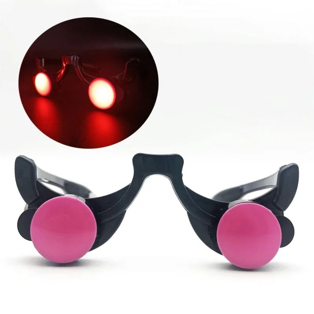 نظارات E9 للهالوين بتصميم عين  - مراجعة Glow In The Dark Party Glasses وسعره