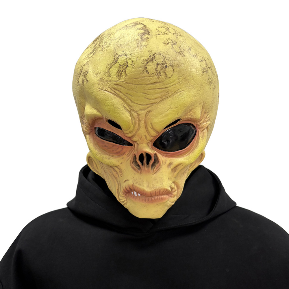 قناع جمجمة كائن فضائي واقعي بع - مراجعة Latex Alien Mask Realistic وسعره