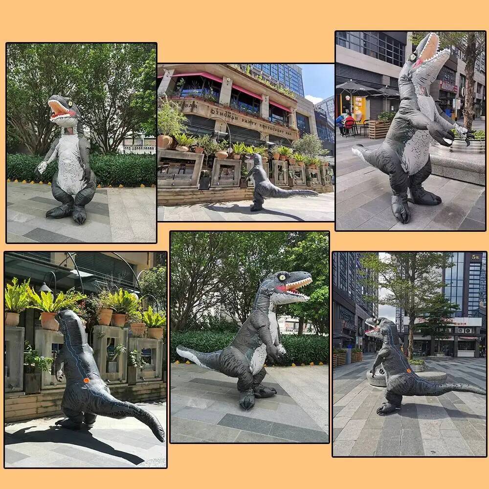 زي ديناصور فيلوسيرابتور قابل ل - مراجعة Inflatable Dinosaur Costume Adult وسعره
