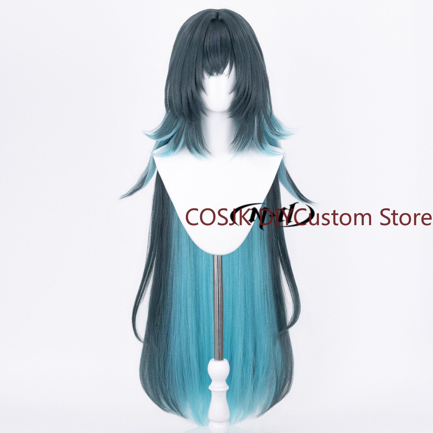 باروكة تنكرية طويلة باللون الأ - مراجعة Anime Cosplay Wig Heat Resistant وسعره