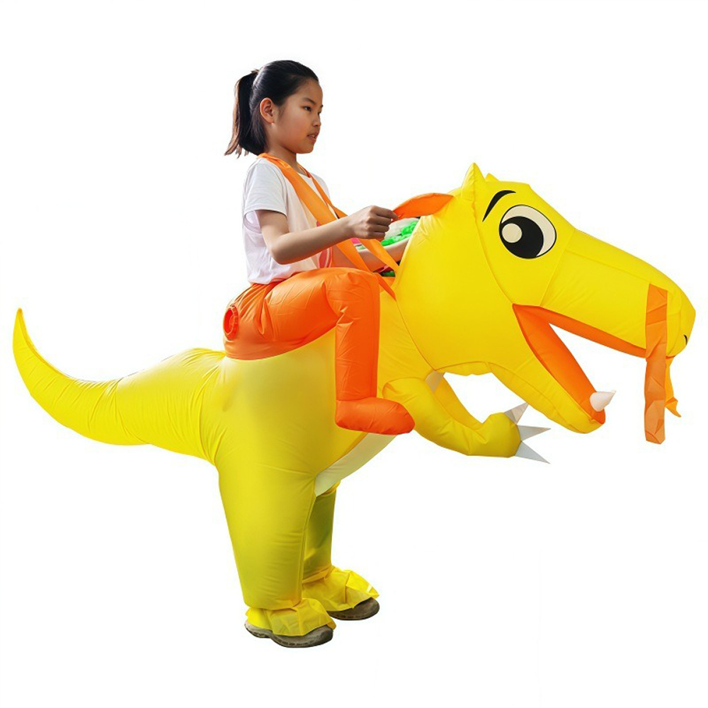 بدلة ديناصور قابلة للنفخ للأطف - مراجعة Inflatable Dinosaur Costume Adult وسعره