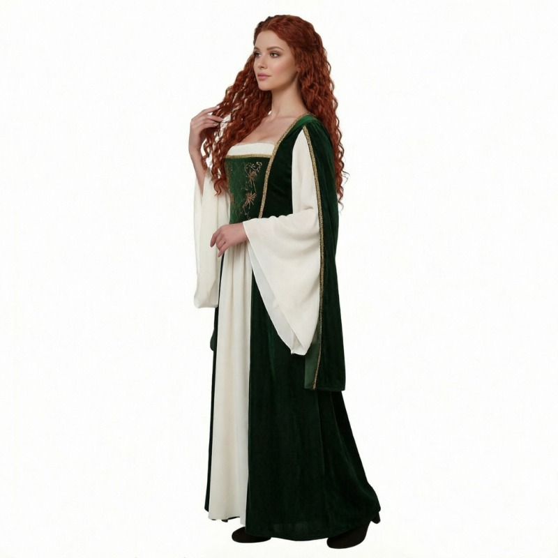 زي تنكري جديد مستوحى من العصور - مراجعة Medieval Renaissance Dress Women وسعره