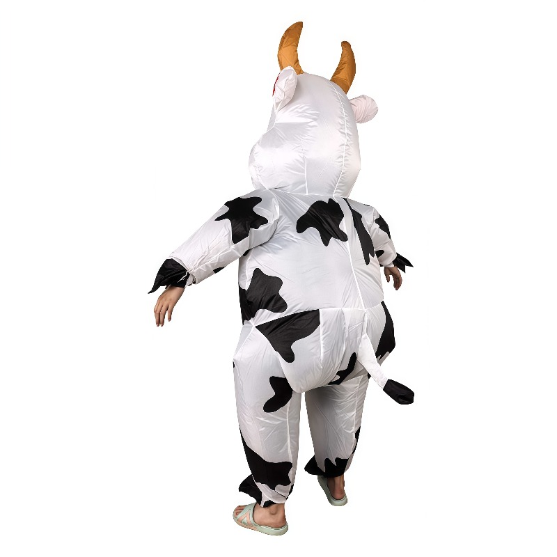 زي بقرة مضحك قابل للنفخ لعيد ا - مراجعة Costumes وسعره