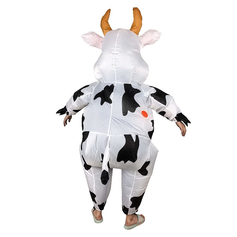 زي بقرة مضحك قابل للنفخ لعيد ا - مراجعة Costumes وسعره