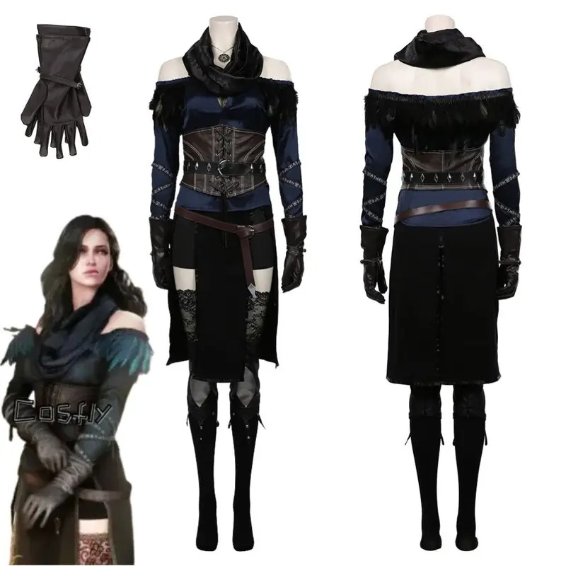 Yennefer أزياء فانتازيا التأثي - مراجعة Medieval Renaissance Dress Women وسعره