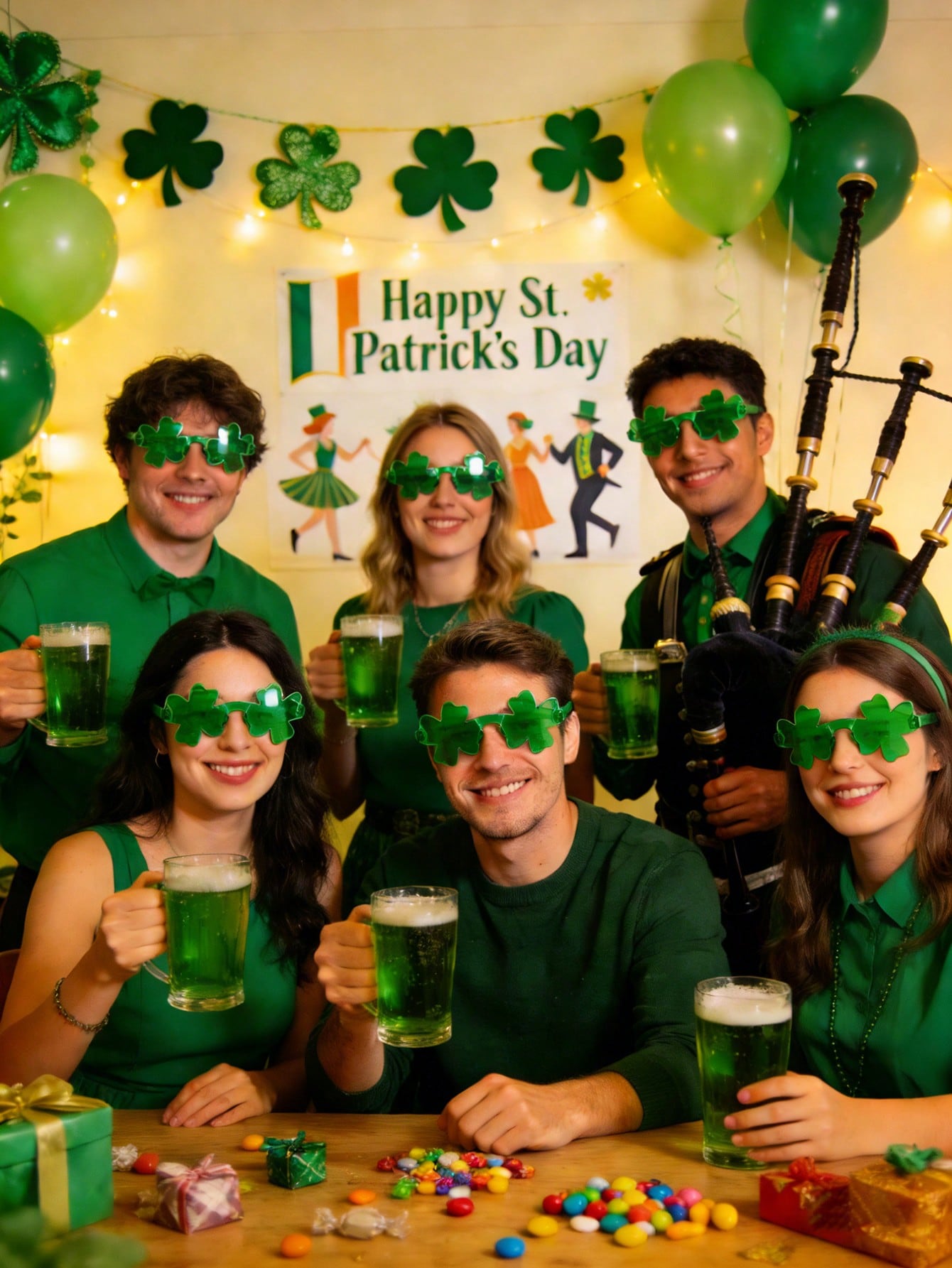 12/6/1 زوج من نظارات عيد القدي - مراجعة Party Supplies وسعره