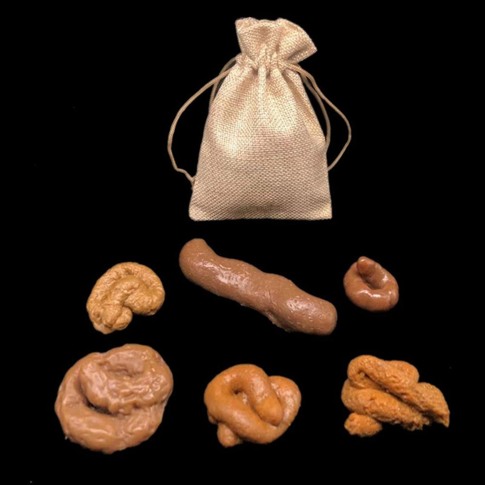 6 قطع من فضلات الحيوانات الواق - مراجعة Fake Poop Gag Gift وسعره