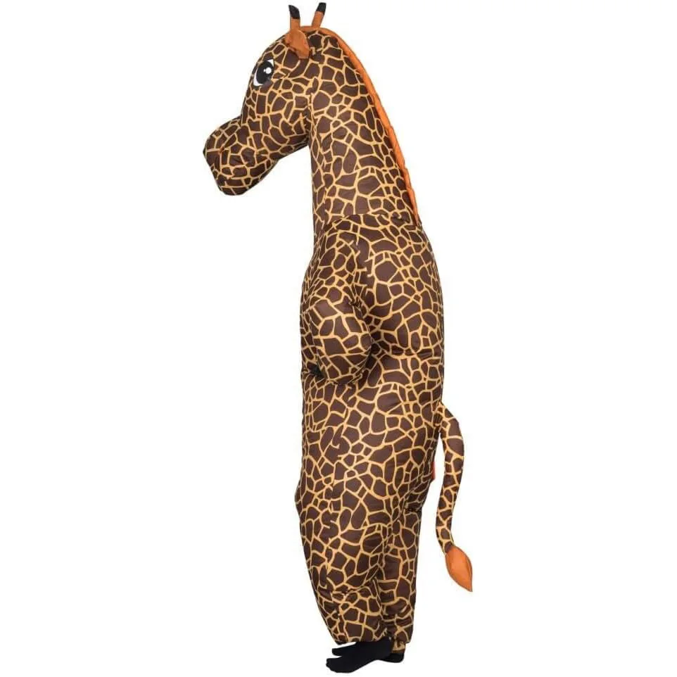 بدلة زرافة قابلة للنفخ للكبار  - مراجعة Inflatable Dinosaur Costume Adult وسعره