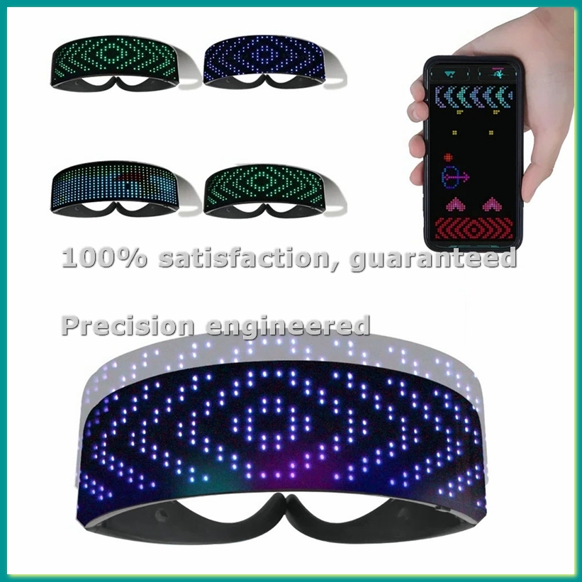 نظارات LED مضيئة بتقنية البلوت - مراجعة Glow In The Dark Party Glasses وسعره