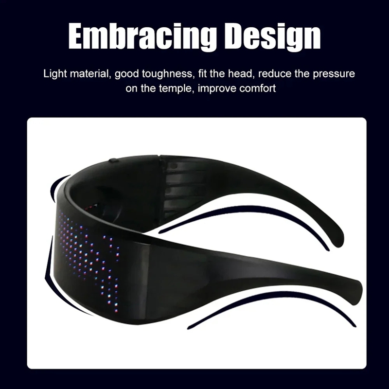 نظارات LED مضيئة بتقنية البلوت - مراجعة Glow In The Dark Party Glasses وسعره