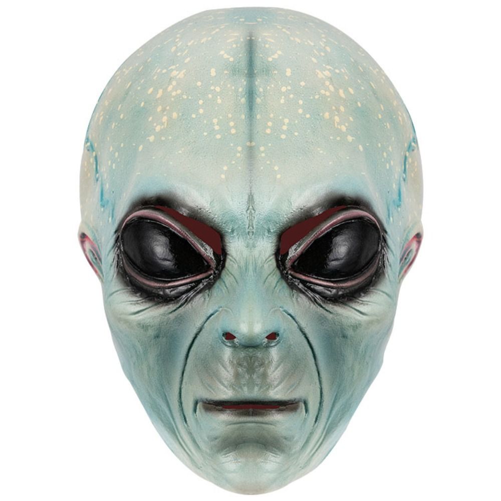 قناع كائن فضائي من مادة اللاتك - مراجعة Latex Alien Mask Realistic وسعره